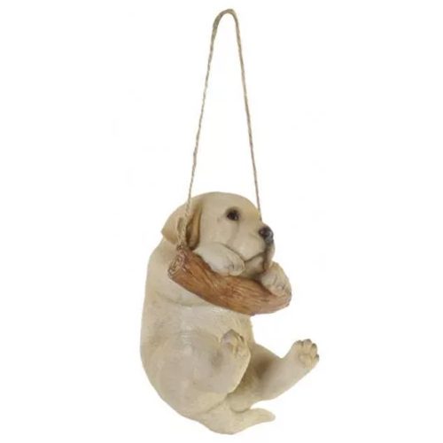 Golden Retriever Figura műgyanta 11x9,5x24,5 cm kutya